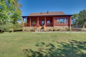 Cozy Log Cabin Getaway with Fire Pit and 3 Acres!